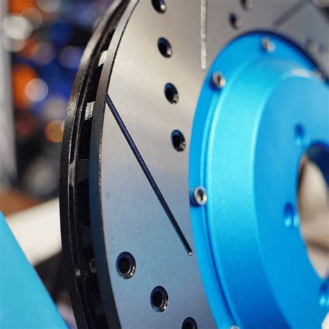 The advantages of drilled brake discs .